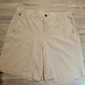 Eddie Bauer Men's Beige Flat Front Shorts